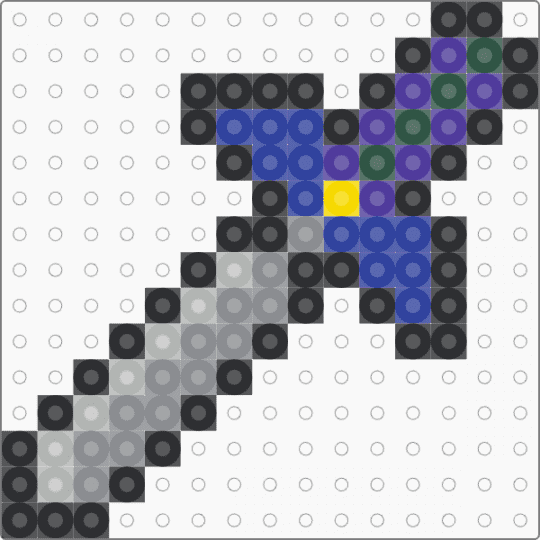Botw master sword - botw, charm, cotdswords, gray, legend of zelda, nintendo, purple, sword, video game, zelda