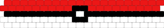 Pokeball cuff - red,white,pokemon,gaming