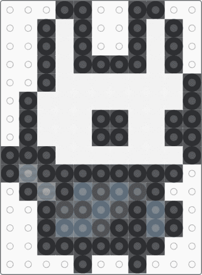 The knight from hollow knight - gray, white