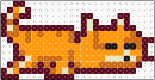 Stardew Valley Sleepy Cat 2 - brown,orange