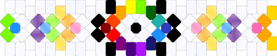 Rainbow eye x base - white,green,orange,colorful,rainbow,eye,pride,x base,shape
