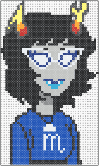 Aranea homestuck - black,gray,blue,beige