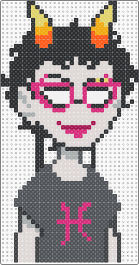 Meenah homestuck - gray,beige