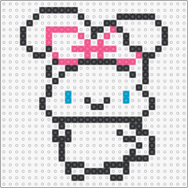 Cinna Bow - cinnamoroll,sanrio,outline,delightful,homage,sweet,simple,addition,enthusiast,collection,black