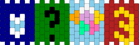 gravity falls - purple,light blue,green,red