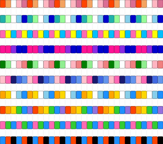 sexuality pride flags - red,pink,light blue,purple,gay