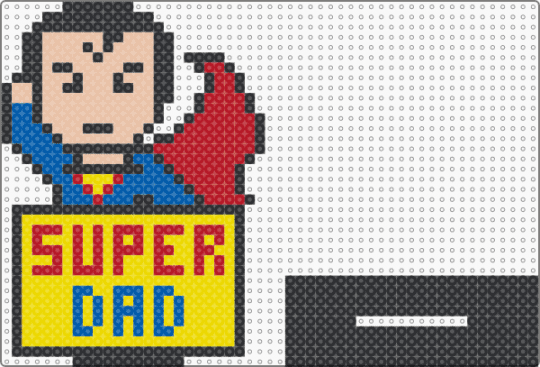 SUPER DAD - red,yellow