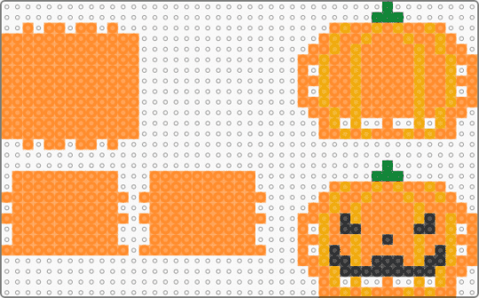 3D pumpkin bin - orange