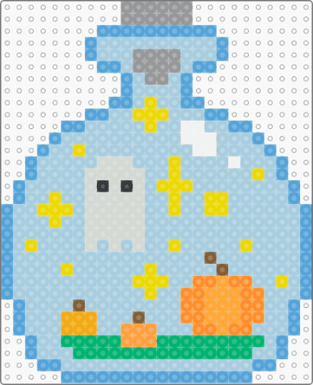 ghost in a bottle - light blue