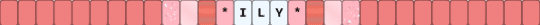 ILY bracelet (Epic the Musical, iykyk) - red,love,epic the musical,pink