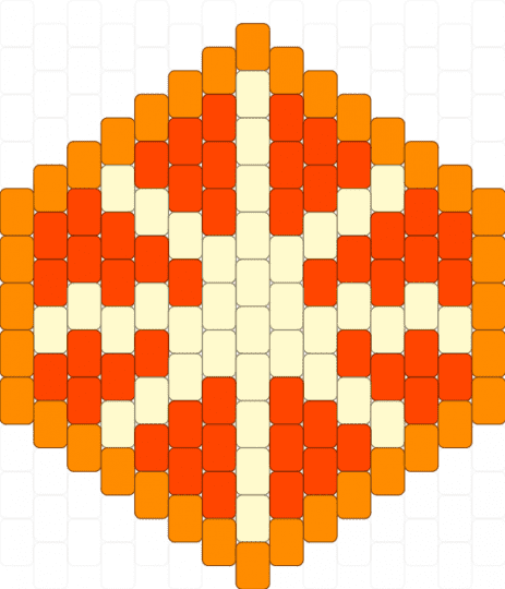 Grapefruit coaster - red