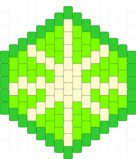 Lime coaster - green,yellow