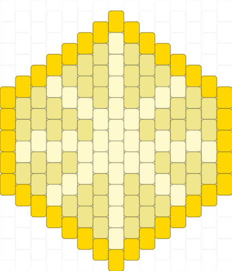 Lemon coaster - yellow