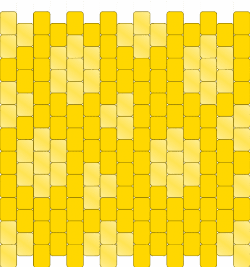 Cheese coaster - yellow