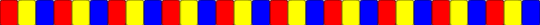 Primary single - red,yellow,purple