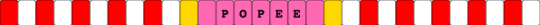 Popee bracelet - red,pink,single,bracelet,character,popee,popee the performer,show,animation