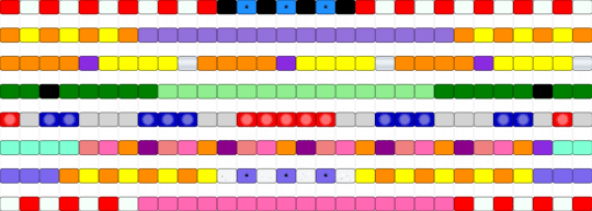 Popee the performer bracelets [WIP] - orange,yellow,teal,colorful,show,cartoon,popee the performer,character,adult animation,singles,bracelets