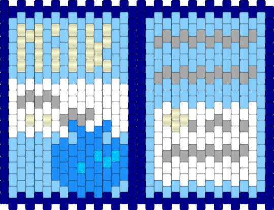 Blueberry milk - light blue