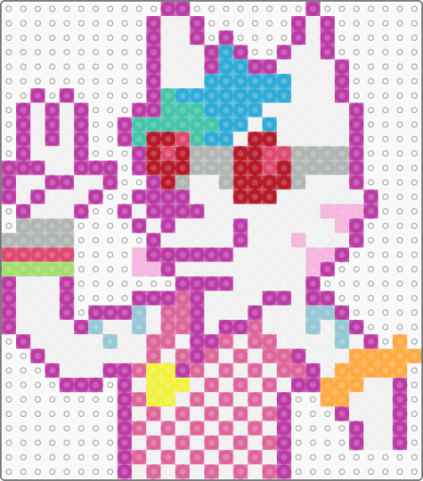 Fiab furries in a blender - white,pink,lapfox,furry