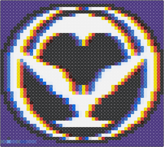 Ravenscoon - blue, purple, yellow