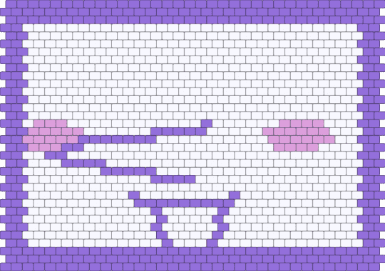 Tenna Bag Front Panel! - white,purple