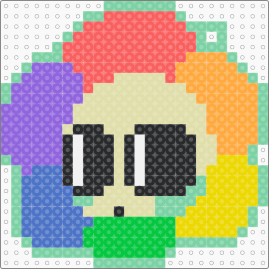 Dandy - yellow,teal,purple,red,dandys world,dandy