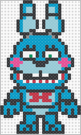 T Bonnie - black,light blue,fnaf,five nights at freddys,bonnie