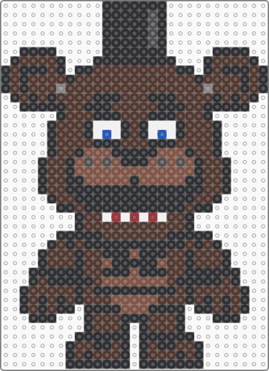 Freddy Fazbear - black,brown,fnaf,five nights at freddys,freddy fazbear,animatronic,bear