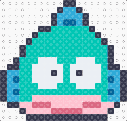 hangyodon - purple,teal