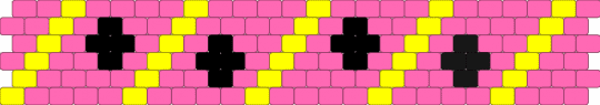 Daki belt peyote cuff pattern - pink