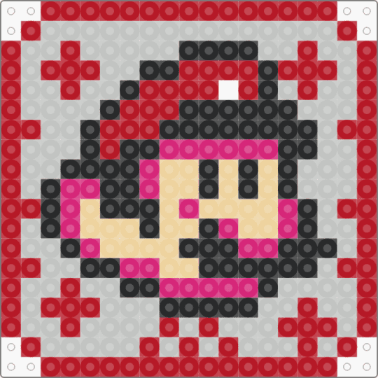 Super Mario Coaster - beige, coaster, mario, nintendo, red, supermario