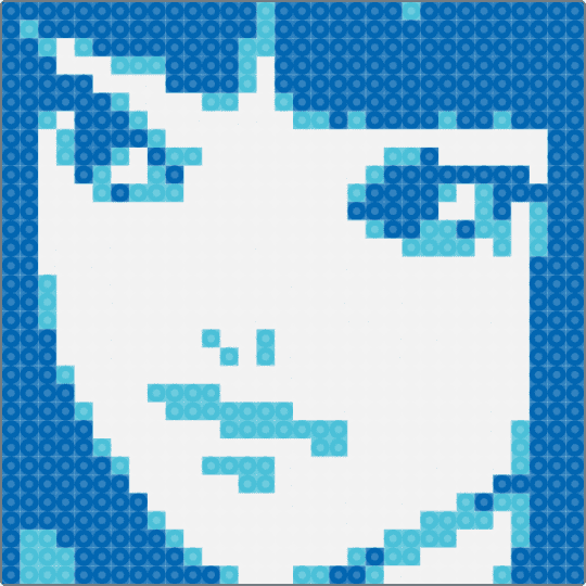 Anime girl face 1 - blue,anime,girl