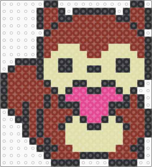 Squirrel cutie - red,yellow,squirrel,cute,animal,kawaii