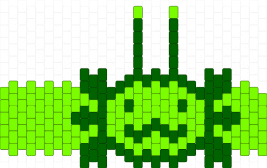 Alien axolotl cuff :3 - green