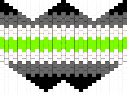 Agender mask - gray,green