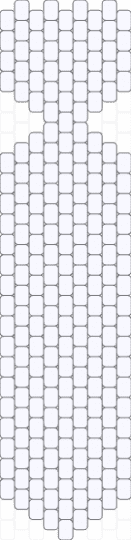 Peyote Tie Template - white,harukihasfangs,base,template,tie,peyote tie,peyote,blank,necklace