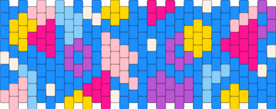 Silly 80's Inspired 30x8 cuff! - light blue,pink,cotdgeometricshapes,harukihasfangs,wacky,silly,vintage,80s,bright,neon