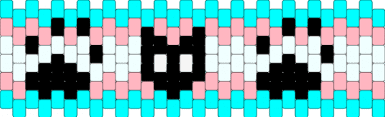 Transgender Kitty 30 x 6 - light blue,pink,cat,kitty,transgender,pride,lgbtq,transgender kitty,animals,alterhuman