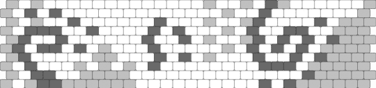 Frutiger Metro Inspired Greyscale Peyote - gray,beige,greyscale,frutiger metro,frutiger,2000s,swirl,peyote,y2k,shading
