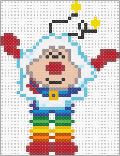 Rainbow Brite Sprite (v2) - red,light blue,beige,blue