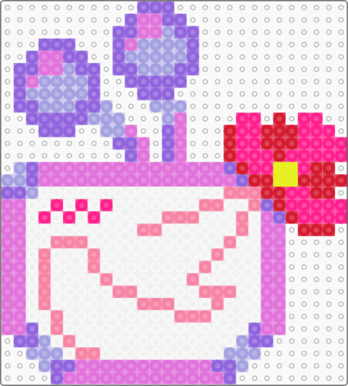Tenna nose bloom - pink,purple,deltarune,tenna,undertale,toby fox,kris,susie,ralsei,spamton