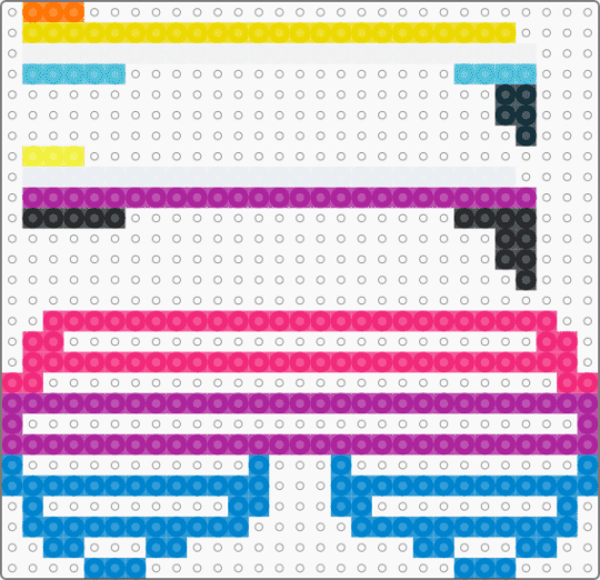 (REMIX) Bisexual/Nonbinary/Aroace shudder glasses - pink,blue,bisexual,nonbinary,aroace,pride,colorfull