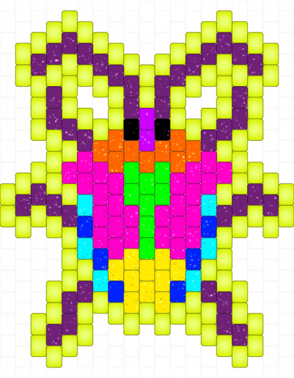 Neon Rainbow Stink bug - cotdbugs, pink, yellow