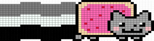 Nullpronominal Nyan cat - gray,beige,pink,nullpronominal,pride,nyan cat