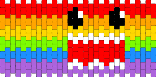 Rainbow domo - purple,red
