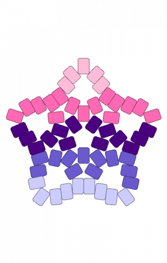omnisexual flag - large, lgbt, pink, pride, star