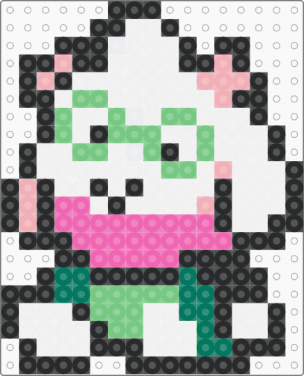 Ralsei pixel art! - white,teal,pink,deltarune,ralsei,fluffyboi,cute,notmine