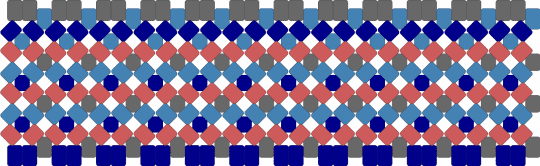 Eclipse dandys world X-base pattern! - blue, dandysworld, purple, red, scene, xbase