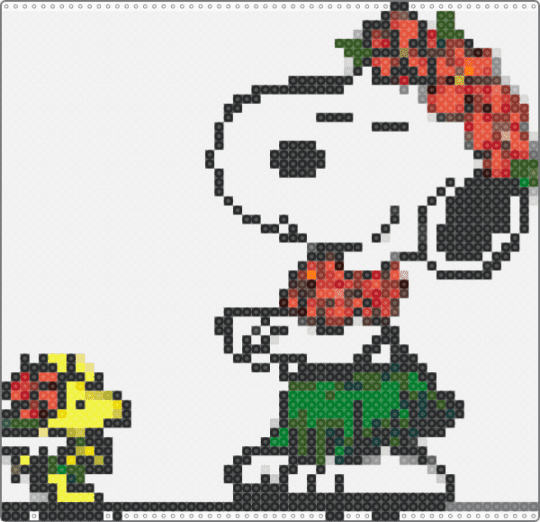Snoopy and woodstock summer vibes - white,gold,green,yellow,colorful