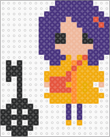 coraline - purple,orange